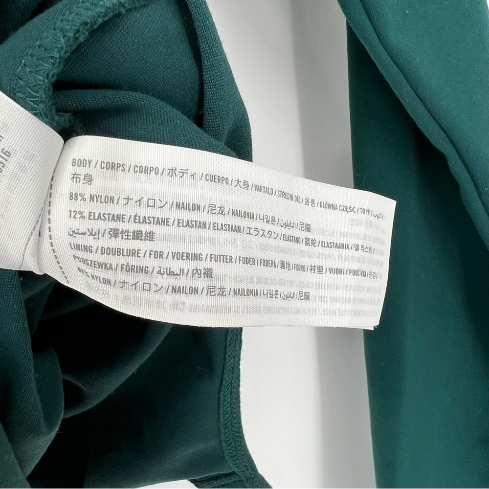 A & F Forest Green Wrap Bodysuit Long Sleeve Top‎ - Picture 5 of 11